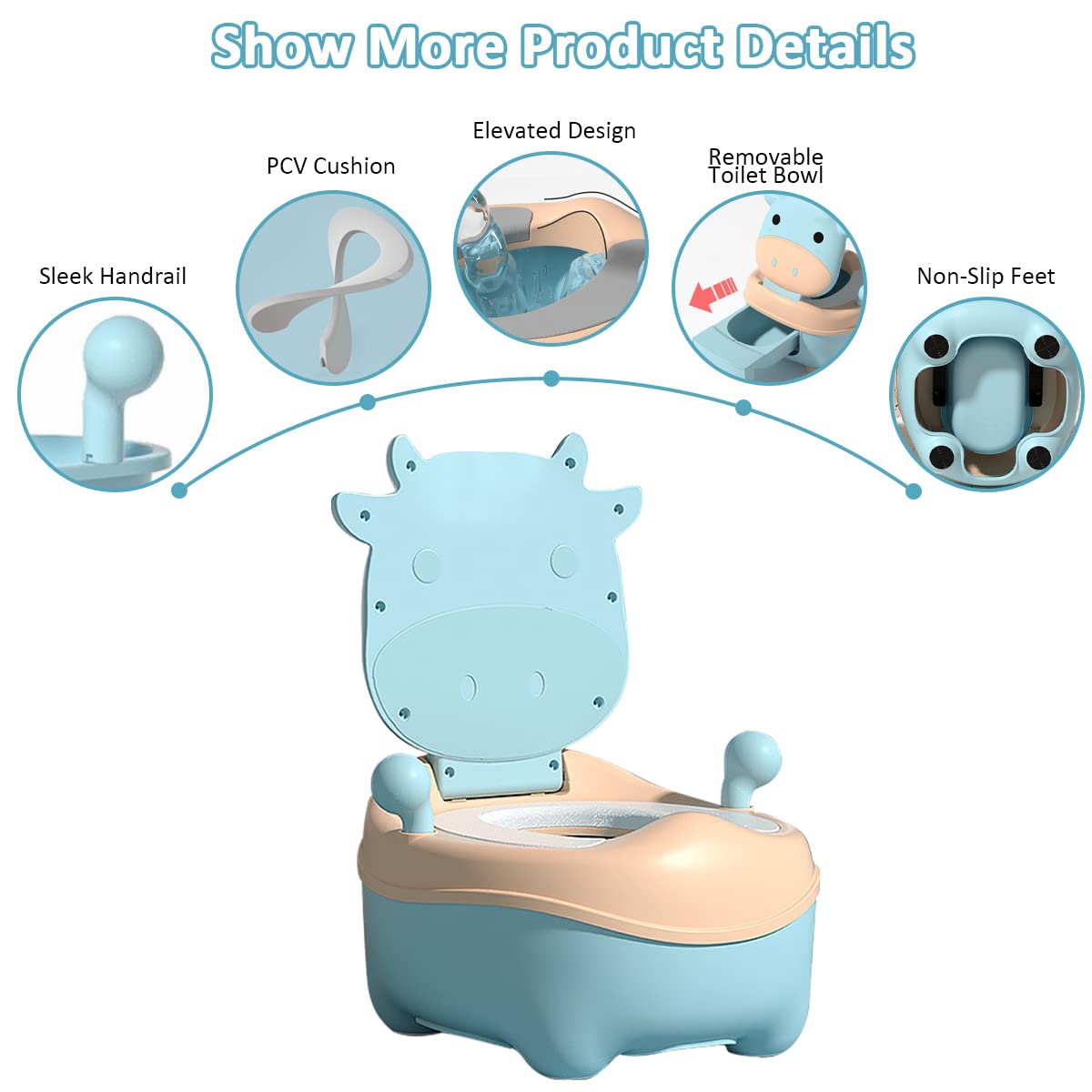 Babyhood Little Cow Potty