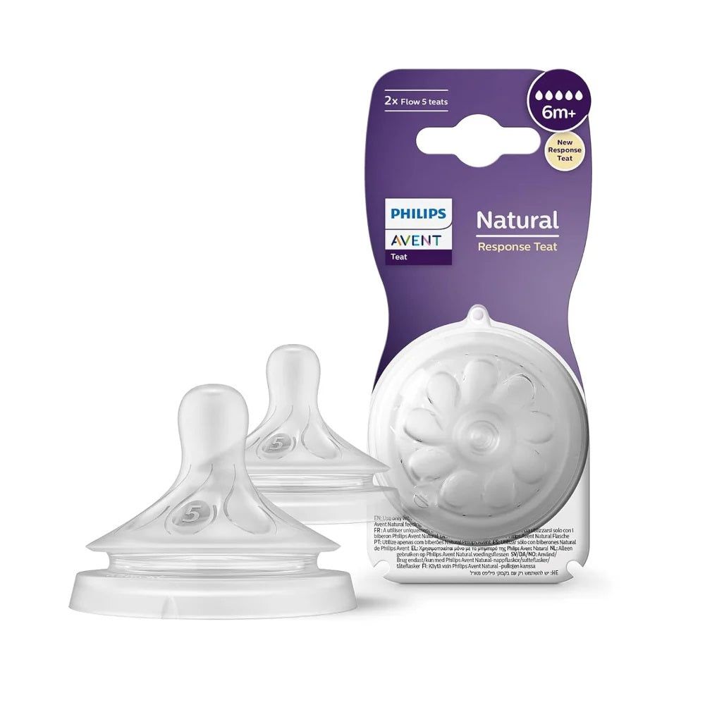 Avent Teat/Dot Natural Response Teat 2x Flow