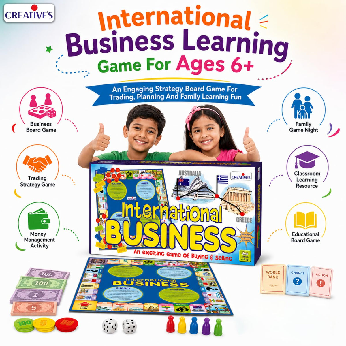 Creatives International Business an Exciting Game of Buying & Selling