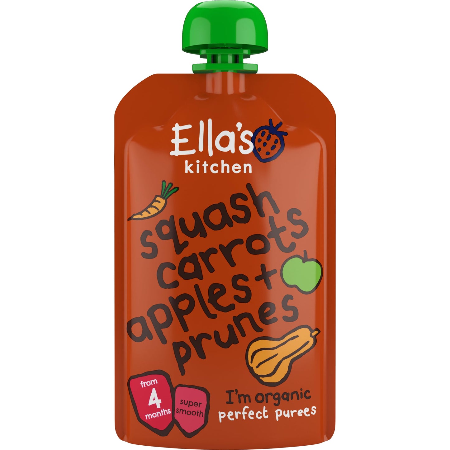 Ella's Kitchen Organic Puree Carrots Apples & Prunes 120g