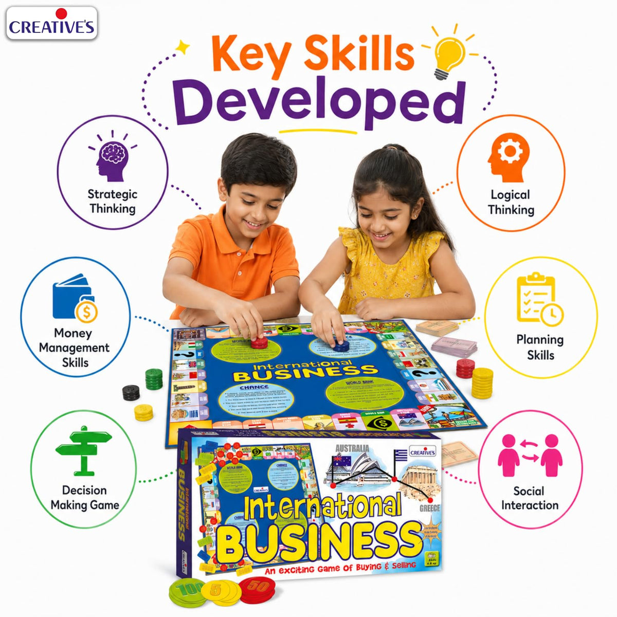 Creatives International Business an Exciting Game of Buying & Selling