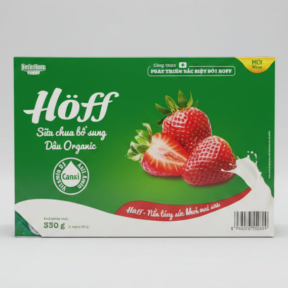 Hoff Yogurt Organic Banana & Strawberry 6*55g