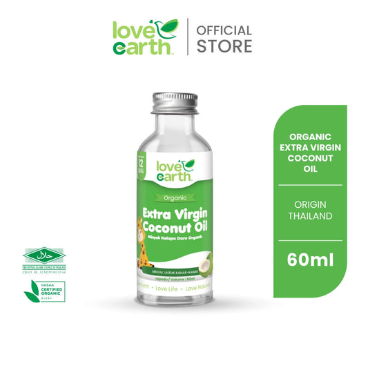 Love Earth Organic Extra Virgin Coconut Oil 60ml