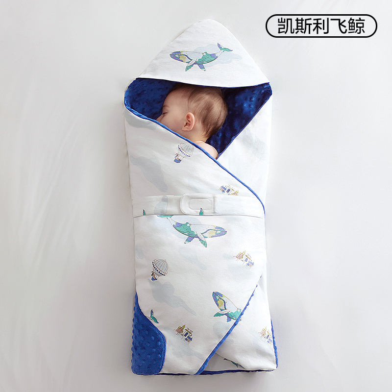 BabyCare Baby Swaddle Keisley Flying Whale 88*90Cm