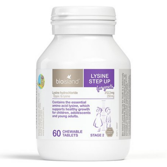 Bioisland Lysine Step Up For Youth 60 Tablets