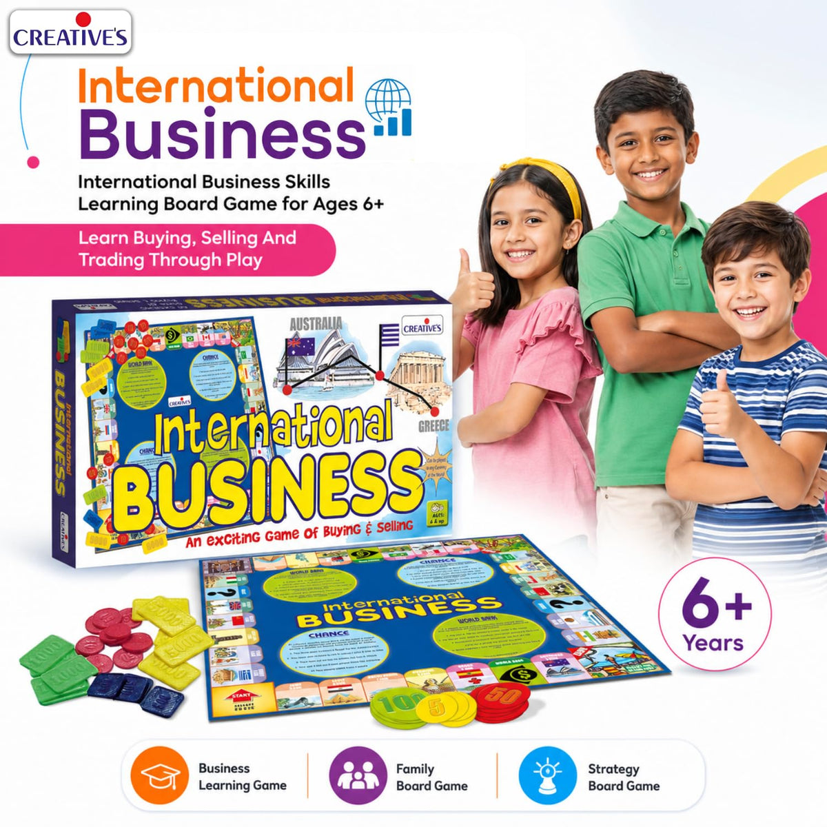 Creatives International Business an Exciting Game of Buying & Selling