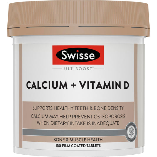 Swisse Calcium+Vitamin D 150 Tablets