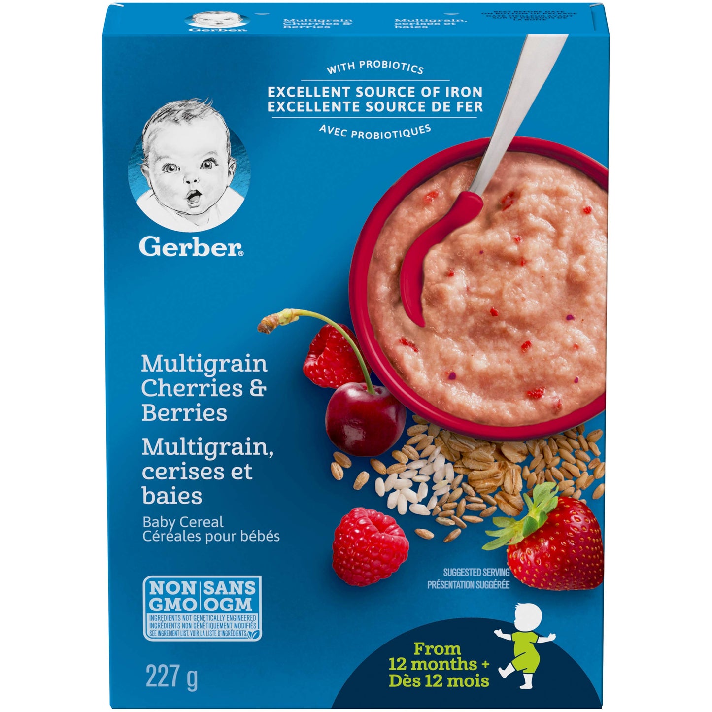 Gerber Multigrain Cereal for Baby (Box) 6M+ 227g