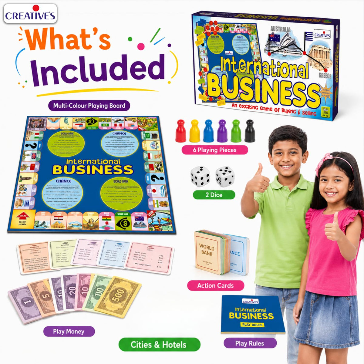 Creatives International Business an Exciting Game of Buying & Selling