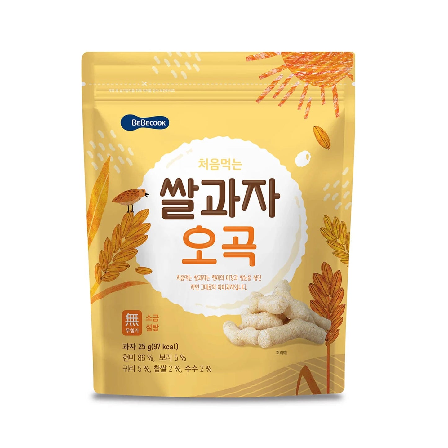 Bebecook Very First Rice Snack 25g