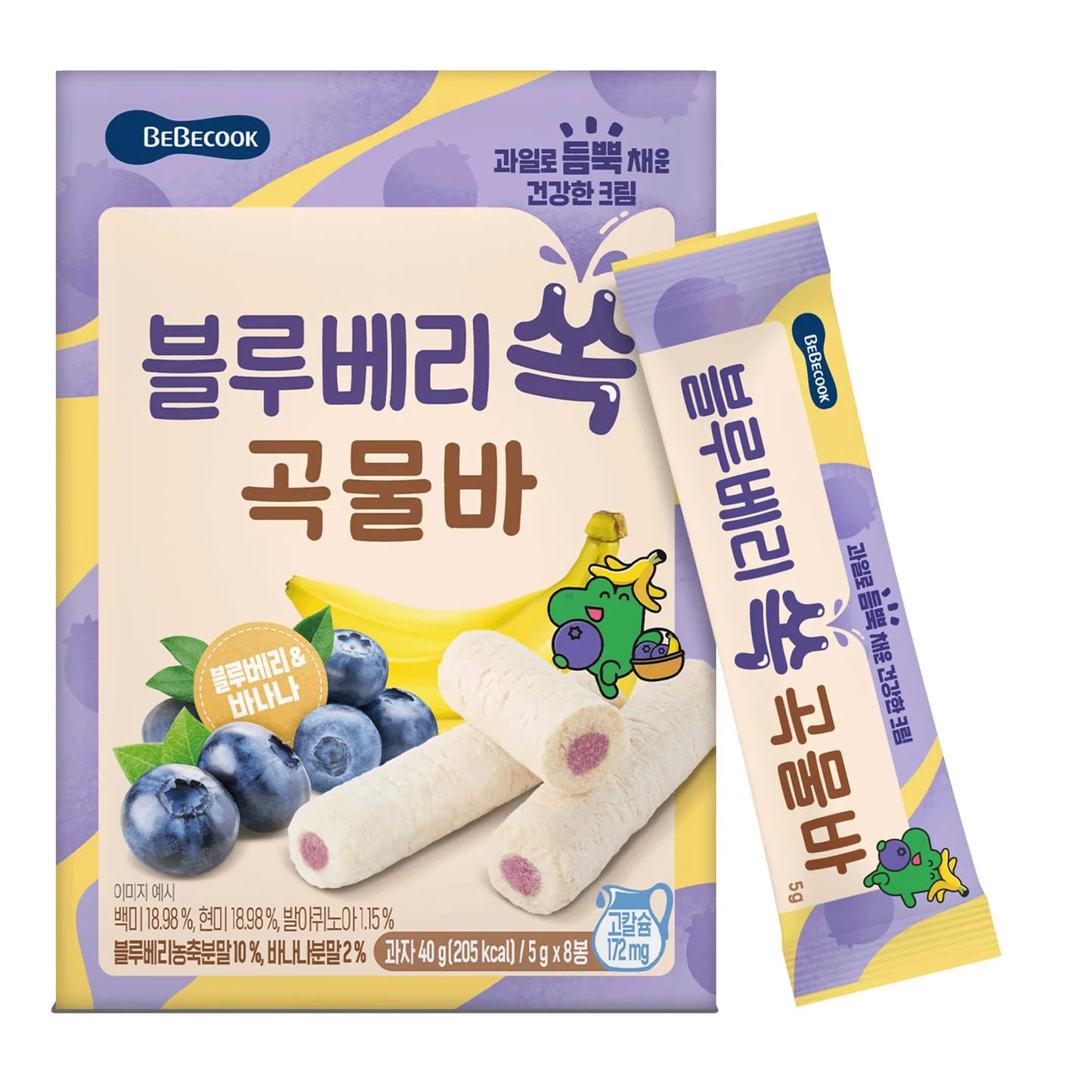 Bebecook Grain Roll Snack 5g*8