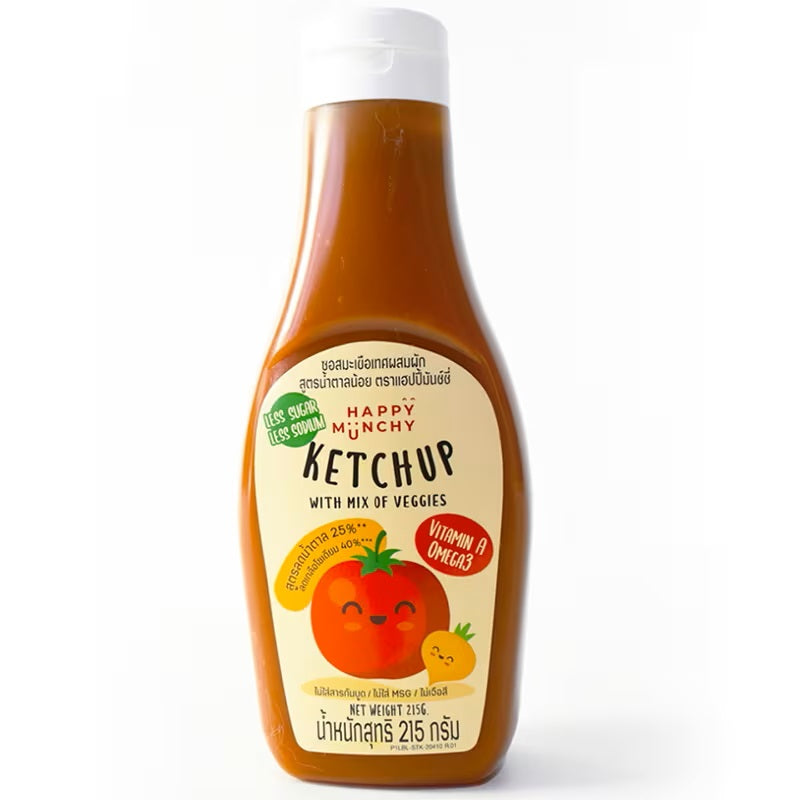 Happy Munchy Ketchup with Mix of Veggies 215g