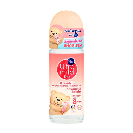Babi Mild Organic Whitening Deodorant Roll On Orange & Pink