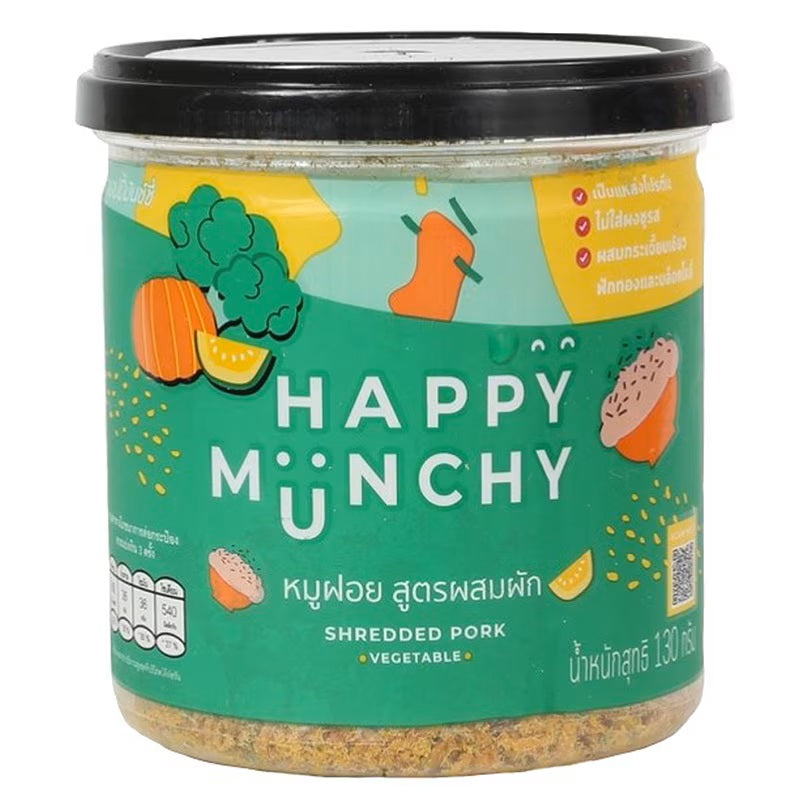 Happy Munchy Shredded Pork 130g