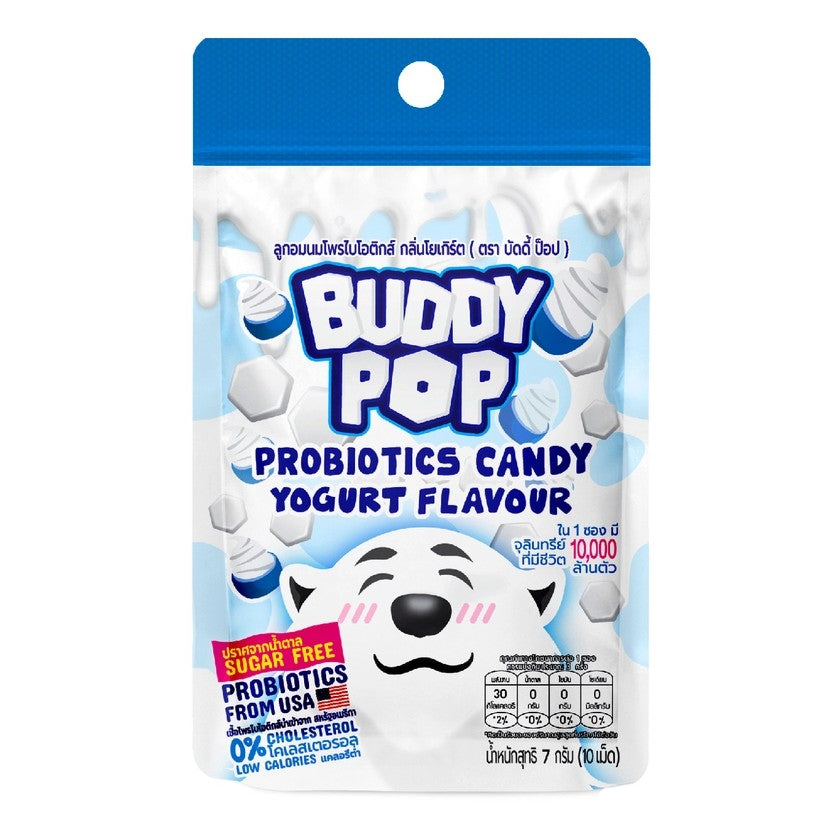 Buddy Pop Probiotics Candy Lemon/Yogurt Flavour 7g