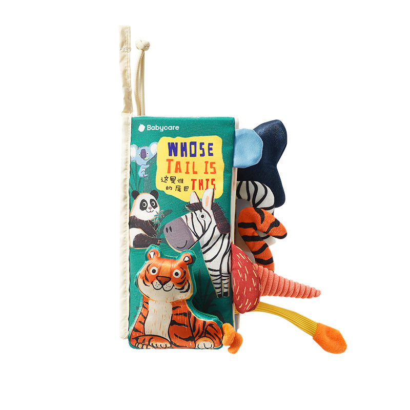 BabyCare Animal Tail Cloth Book