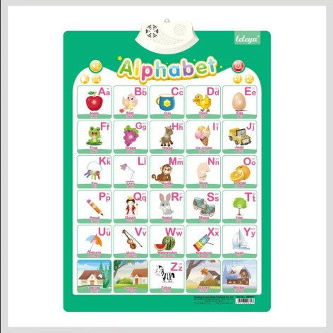 Leleyu Electronic Interactive Learning Wall Poster WG9911 Alphabet 3Yrs+