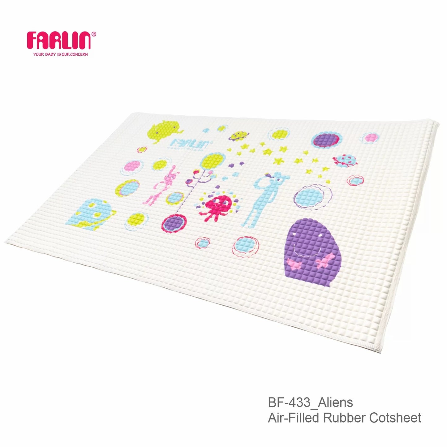 Farlin Air-Filled Rubber Cot Sheet 60*90CM