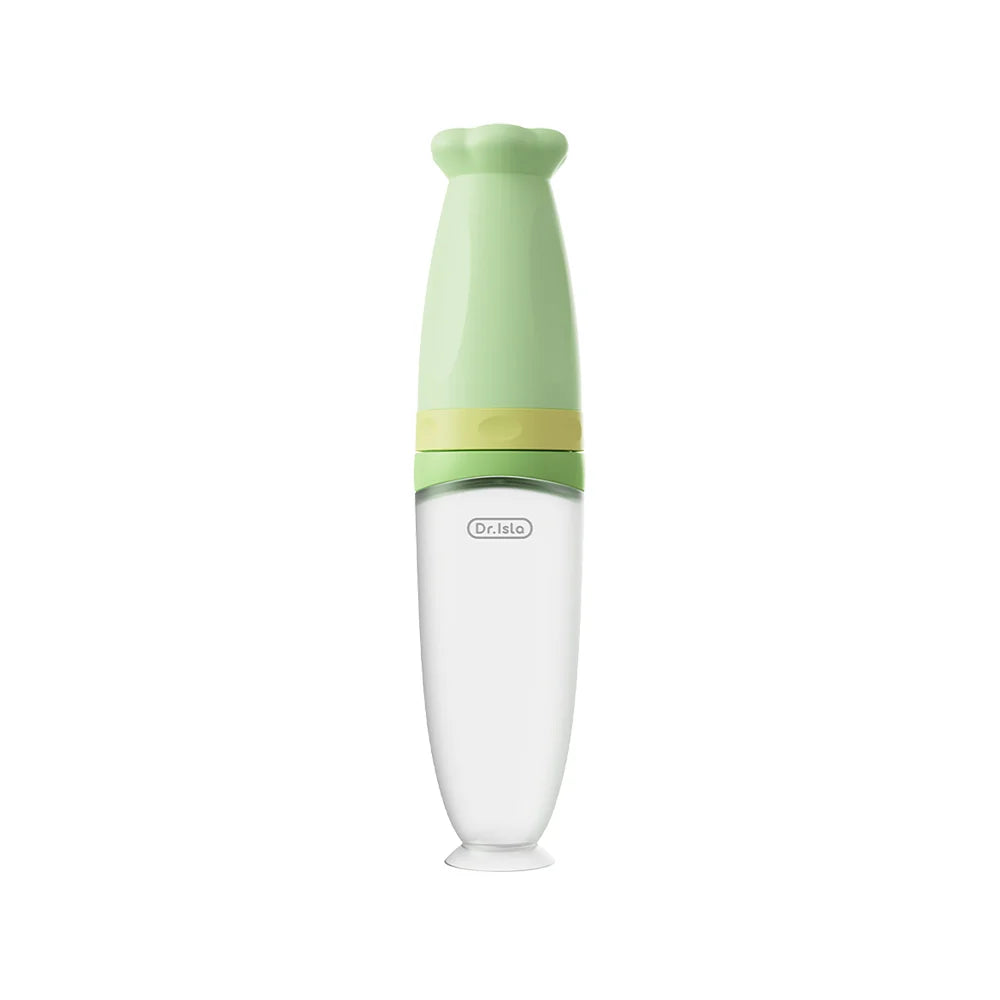 Dr.Isla BT08 Liquid Silicone Feeder Green & Orange 6M+