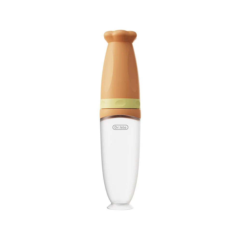 Dr.Isla BT08 Liquid Silicone Feeder Green & Orange 6M+