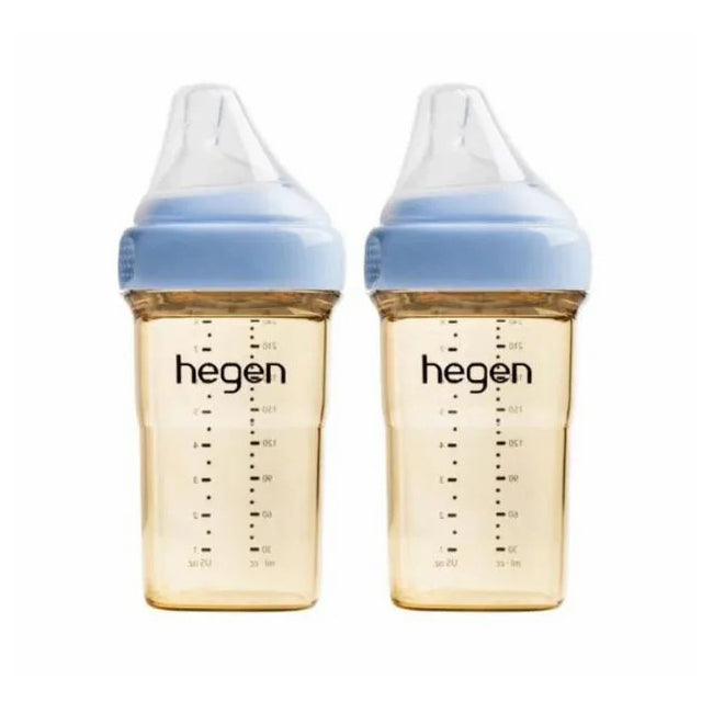 Hegen PCTO™ 240ml/8oz Feeding Bottle PPSU (2-pack) with Medium Flow Teat (2) (2-Pack)