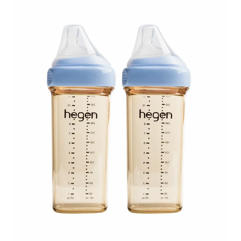 Hegen PCTO™ 330ml/11oz Feeding Bottle PPSU (2-pack) with Fast Flow Teat (3) (2-Pack)