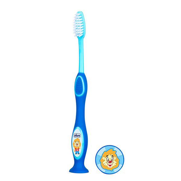 Chicco Toothbrush with Suction Cup 3-6Yrs