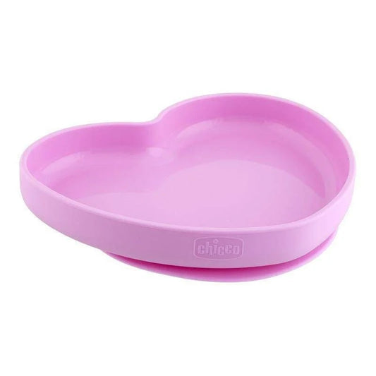 Chicco Silicone Heart Shaped Plate 9M+