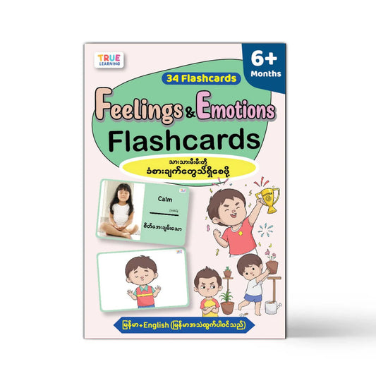 True Learning 33 Flashcards 6Months+ - Feelings & Emotions