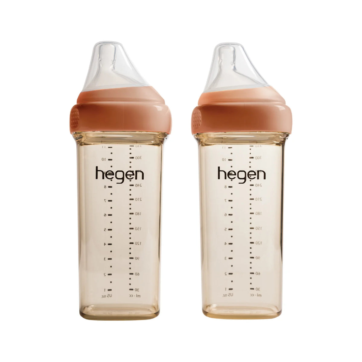 Hegen PCTO™ 330ml/11oz Feeding Bottle PPSU (2-pack) with Fast Flow Teat (3) (2-Pack)