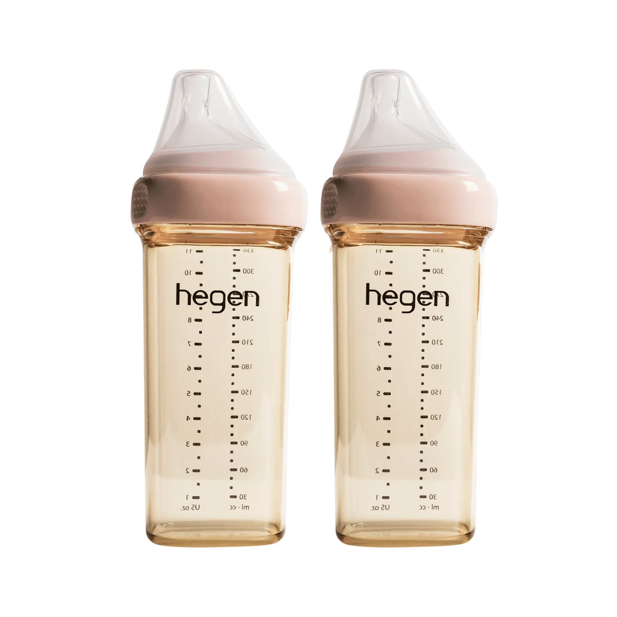 Hegen PCTO™ 330ml/11oz Feeding Bottle PPSU (2-pack) with Fast Flow Teat (3) (2-Pack)
