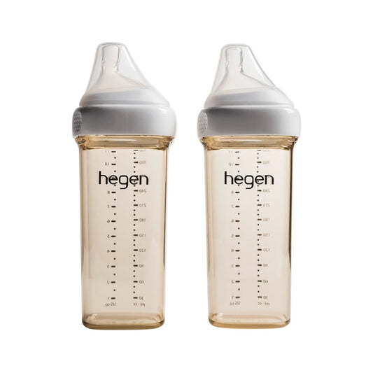 Hegen PCTO™ 330ml/11oz Feeding Bottle PPSU (2-pack) with Fast Flow Teat (3) (2-Pack)
