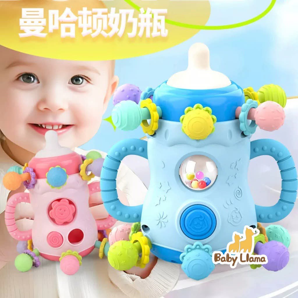 All In One Bottle Teething Soothing Toy