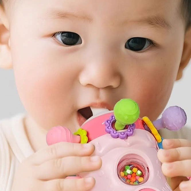All In One Bottle Teething Soothing Toy
