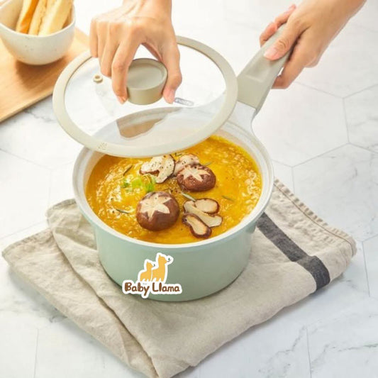 Inochi Omi Simple Marble Sauce Pan (18cm)