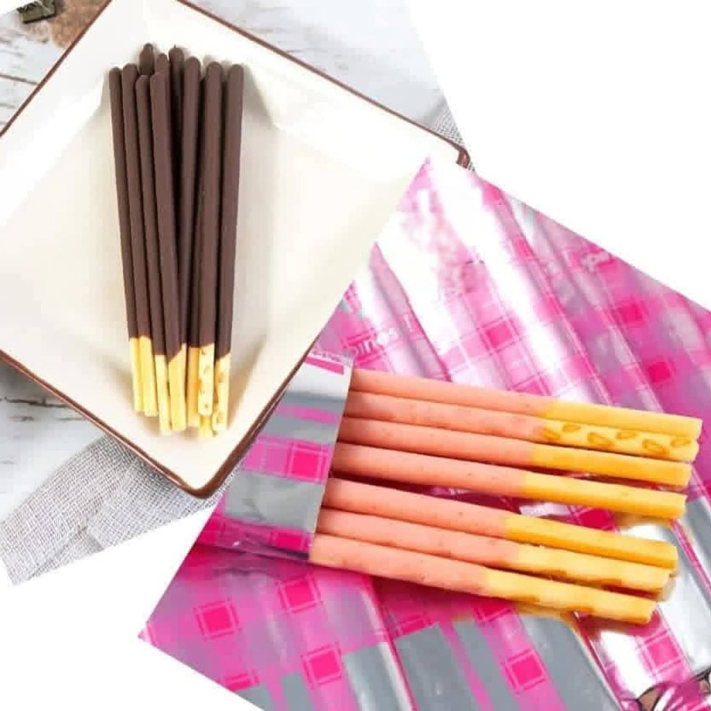 Meiji Lucky Stick Biscuit Stick 120g(15g*8Bags) 1Yr+
