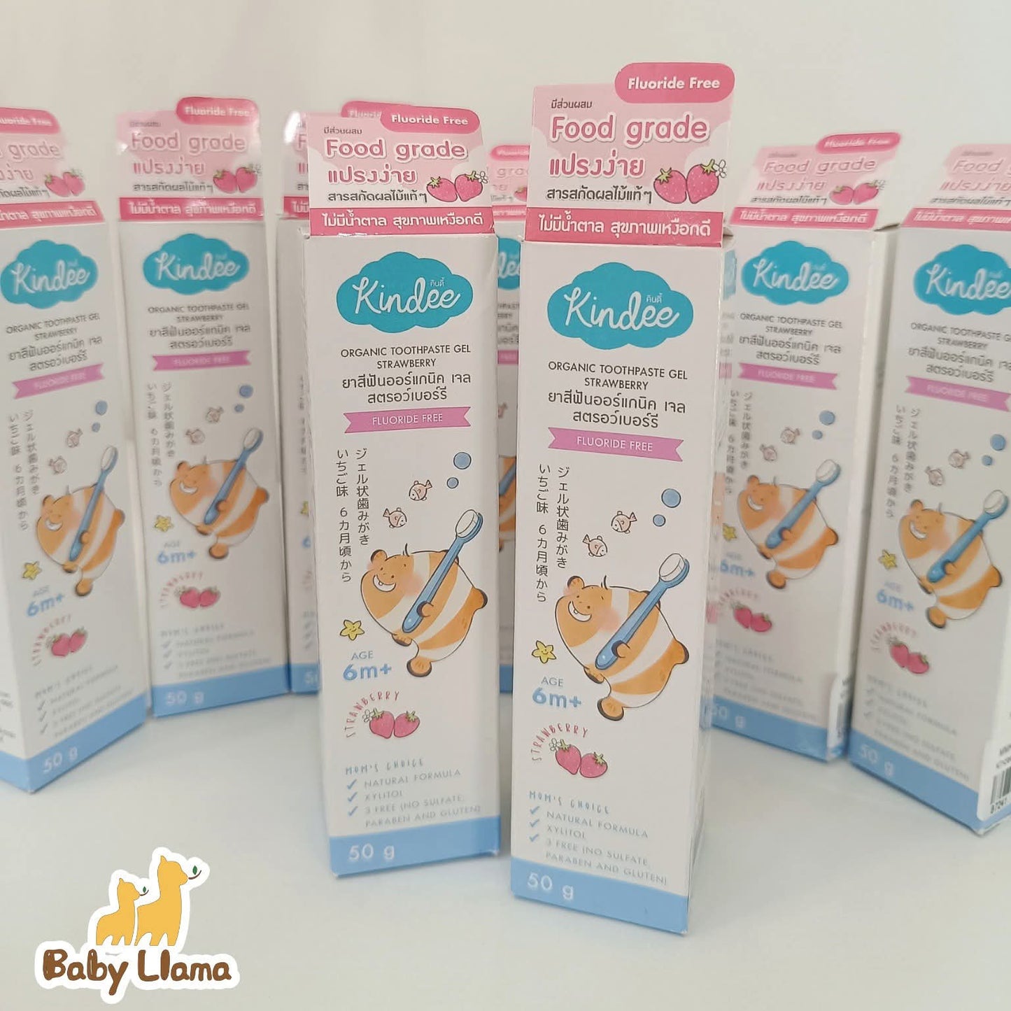 Kindee Toothpaste Gel Strawberry 50g