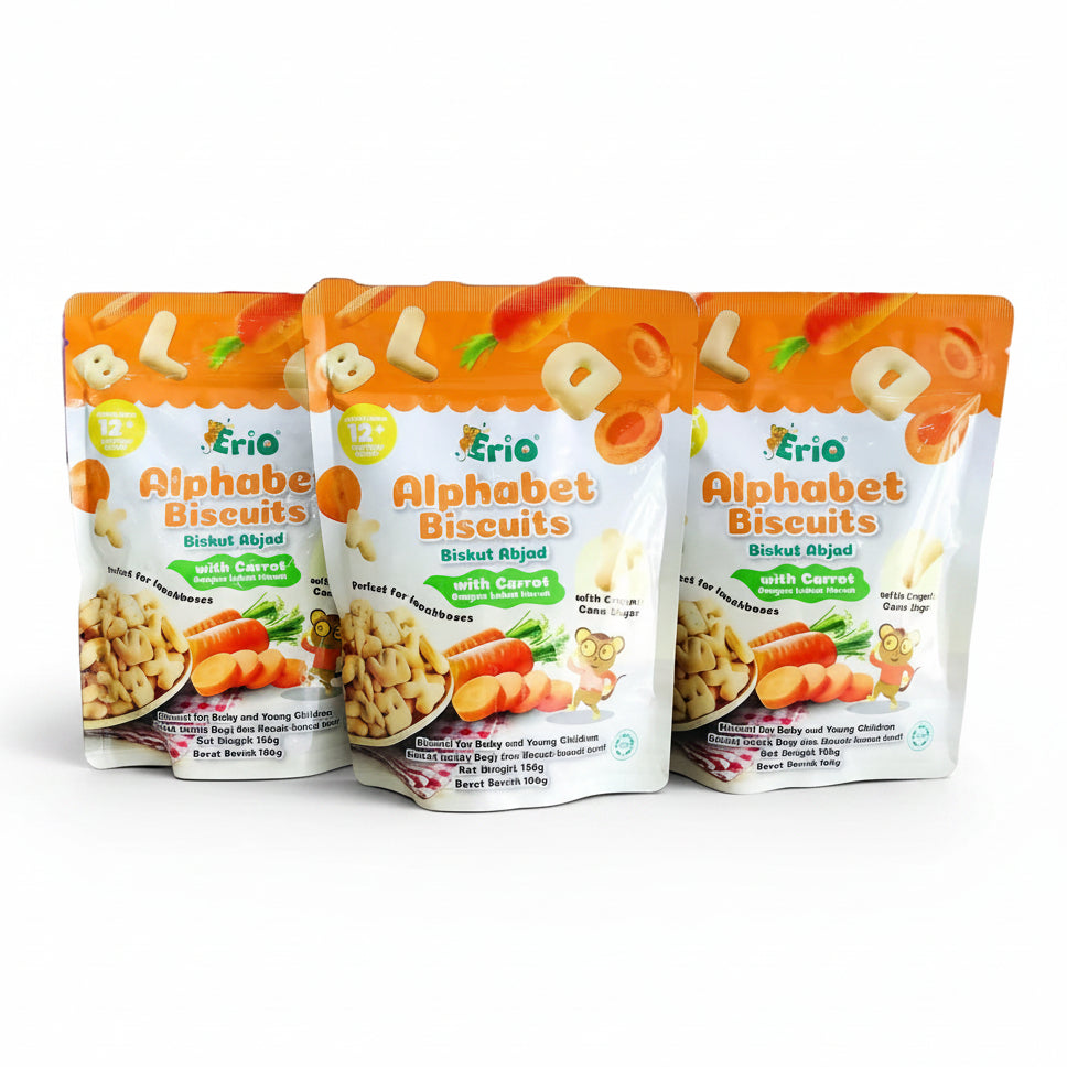 Erio Alphabet Biscuits 100g 12M+