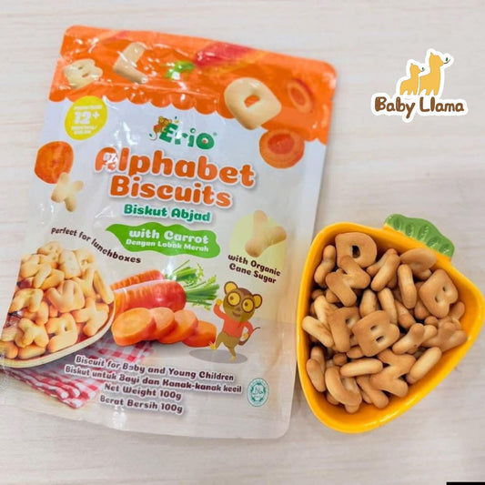 Erio Alphabet Biscuits 100g 12M+
