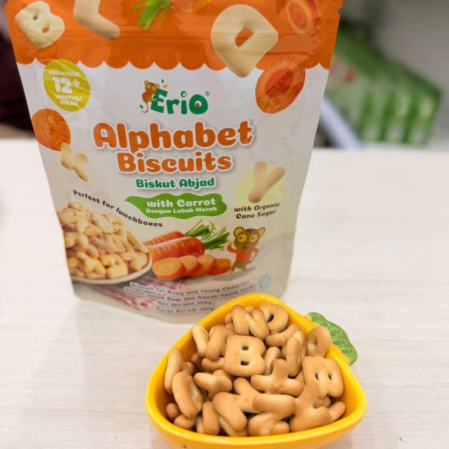 Erio Alphabet Biscuits 100g 12M+
