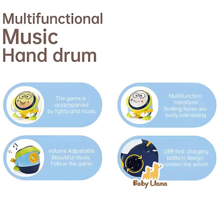 Youleen Multifuctional Music Hand Drum Toy (6338)