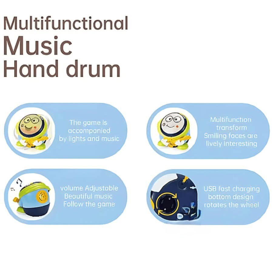 Youleen Multifuctional Music Hand Drum Toy (6338)
