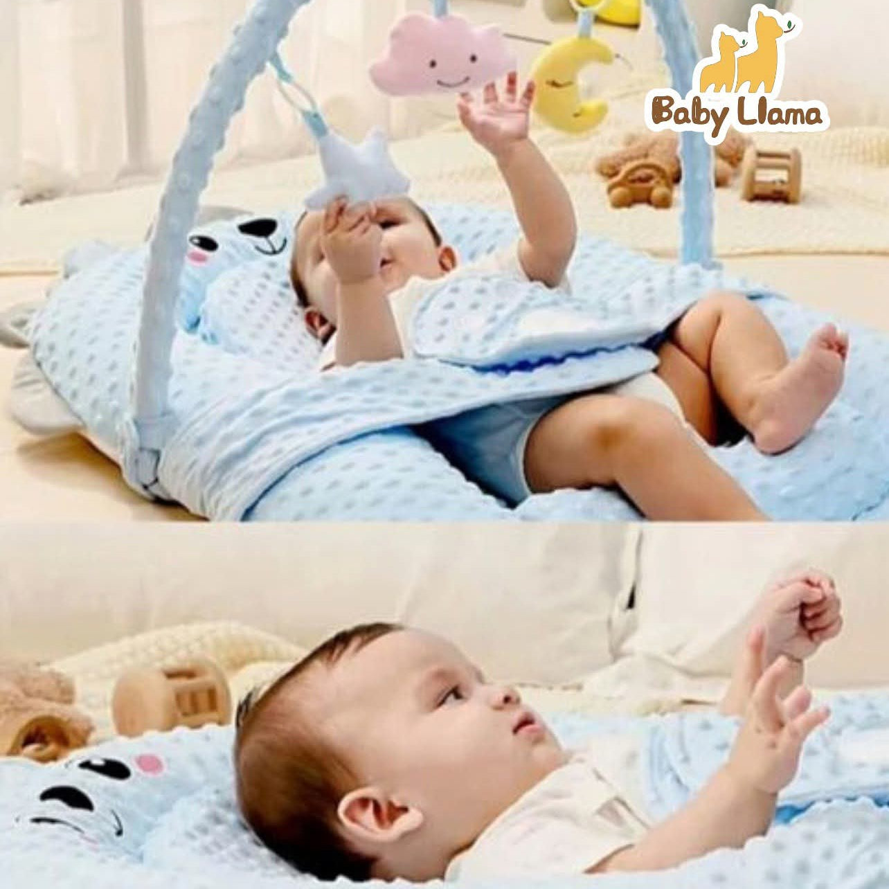 Tufted Dots Baby Bedding Set