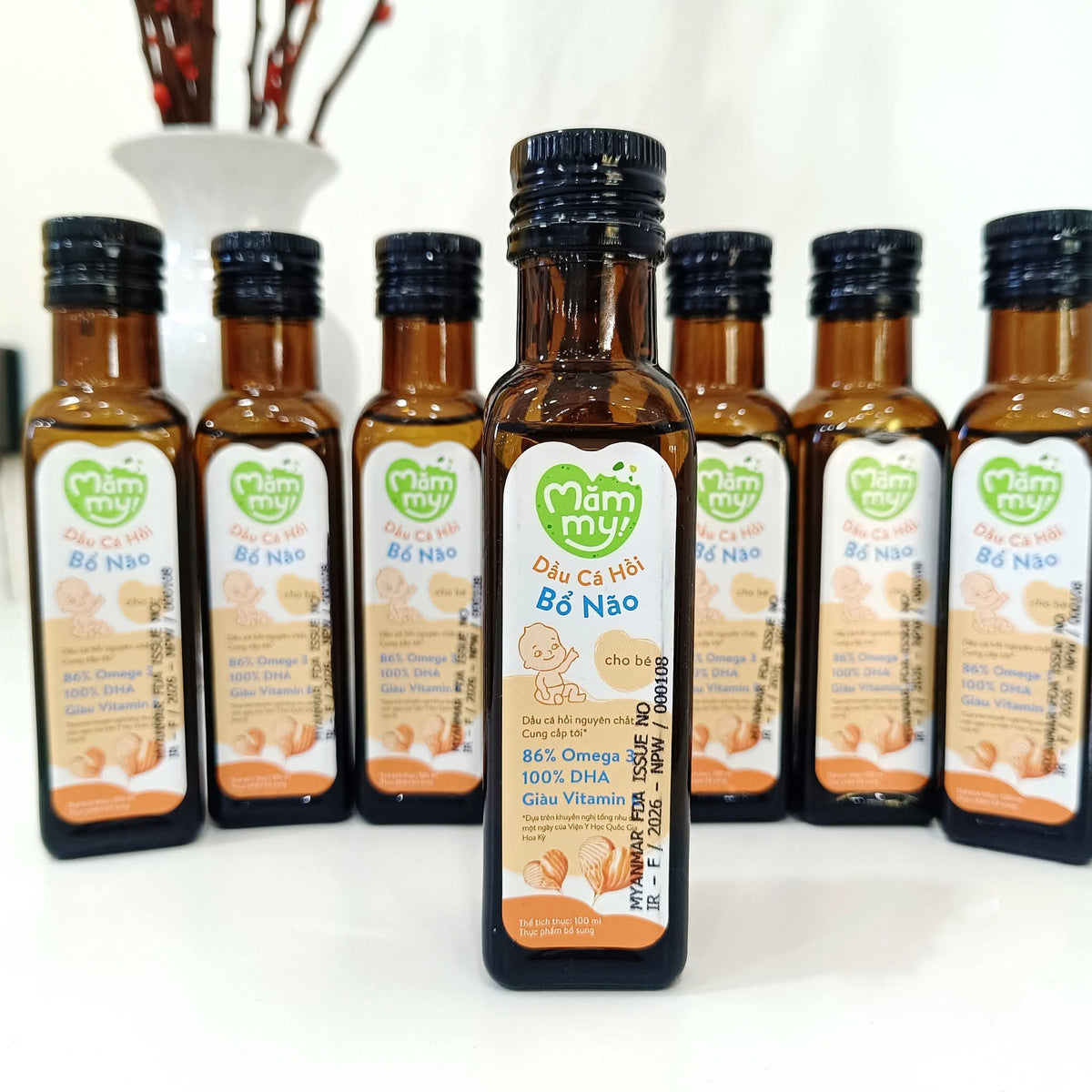 Mammy Salmon Fish Oil For Brain 100ml 6M+