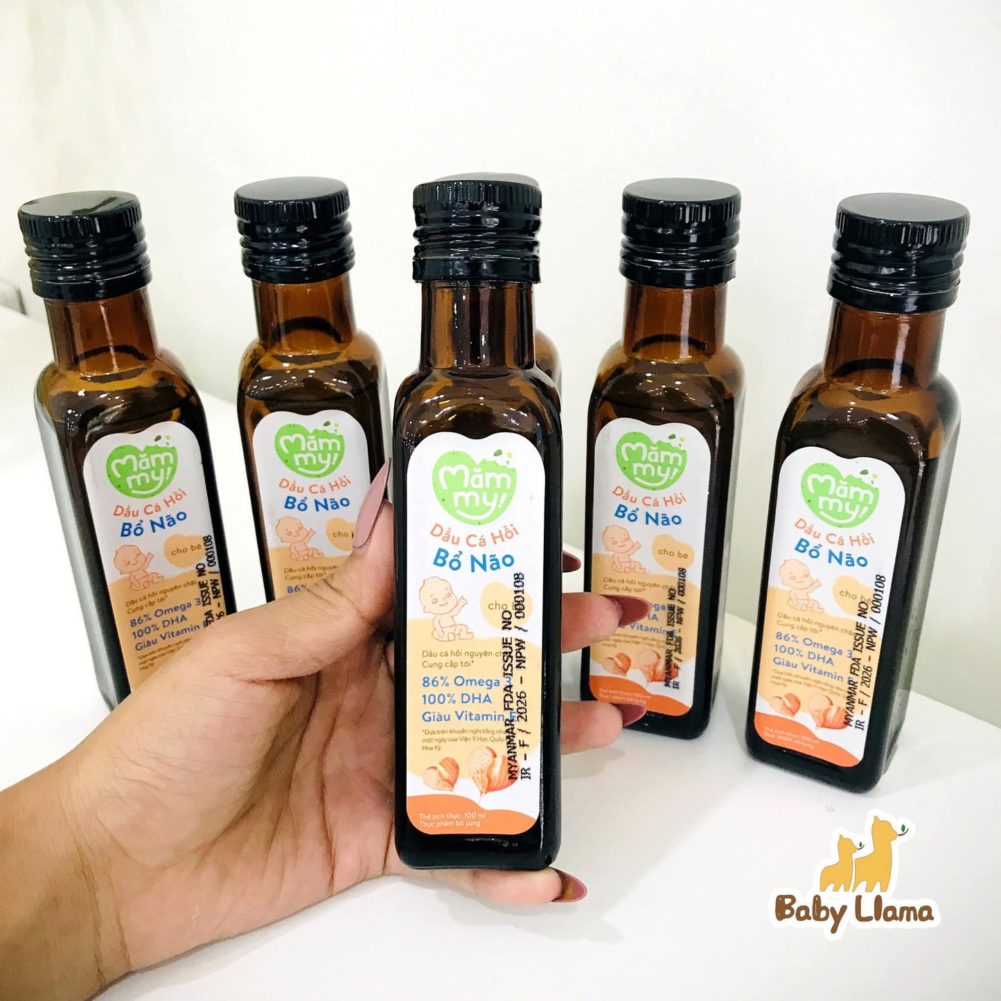 Mammy Salmon Fish Oil For Brain 100ml 6M+