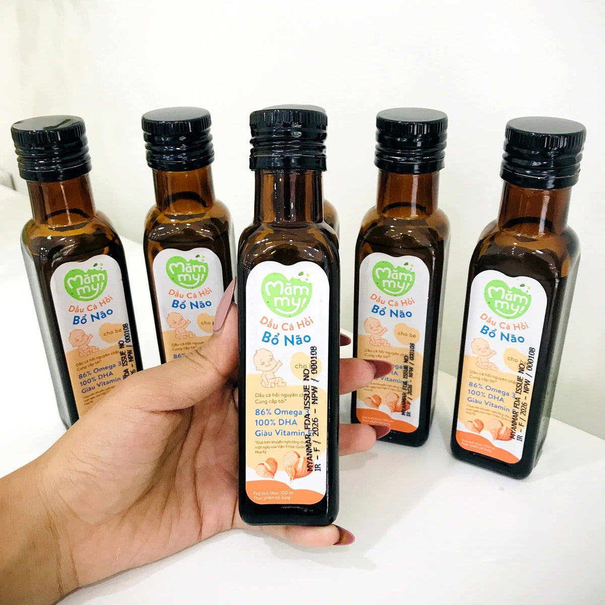 Mammy Salmon Fish Oil For Brain 100ml 6M+