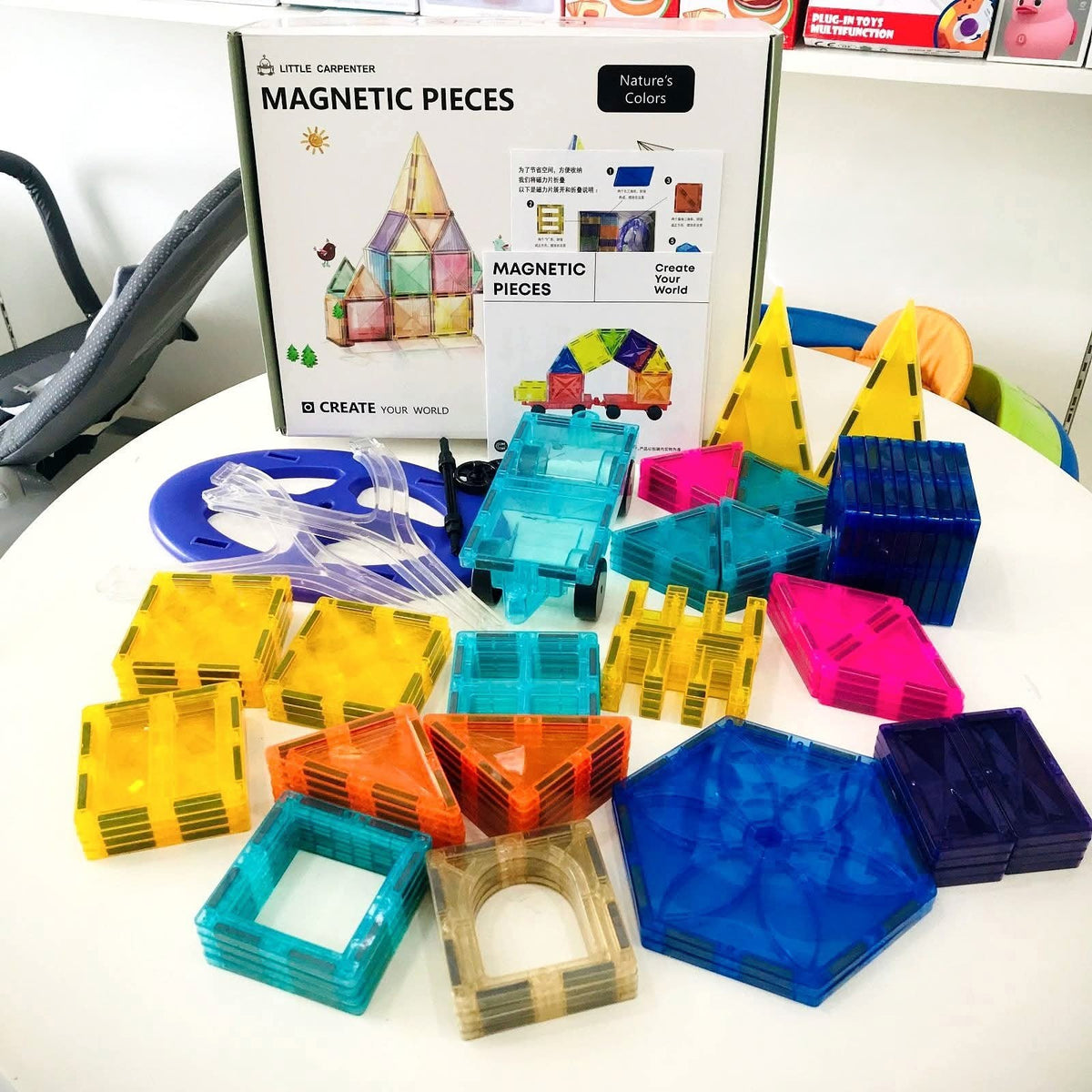 XZ-D20 Little Carpenter Magnetic Pieces 100Pcs 3Yr+