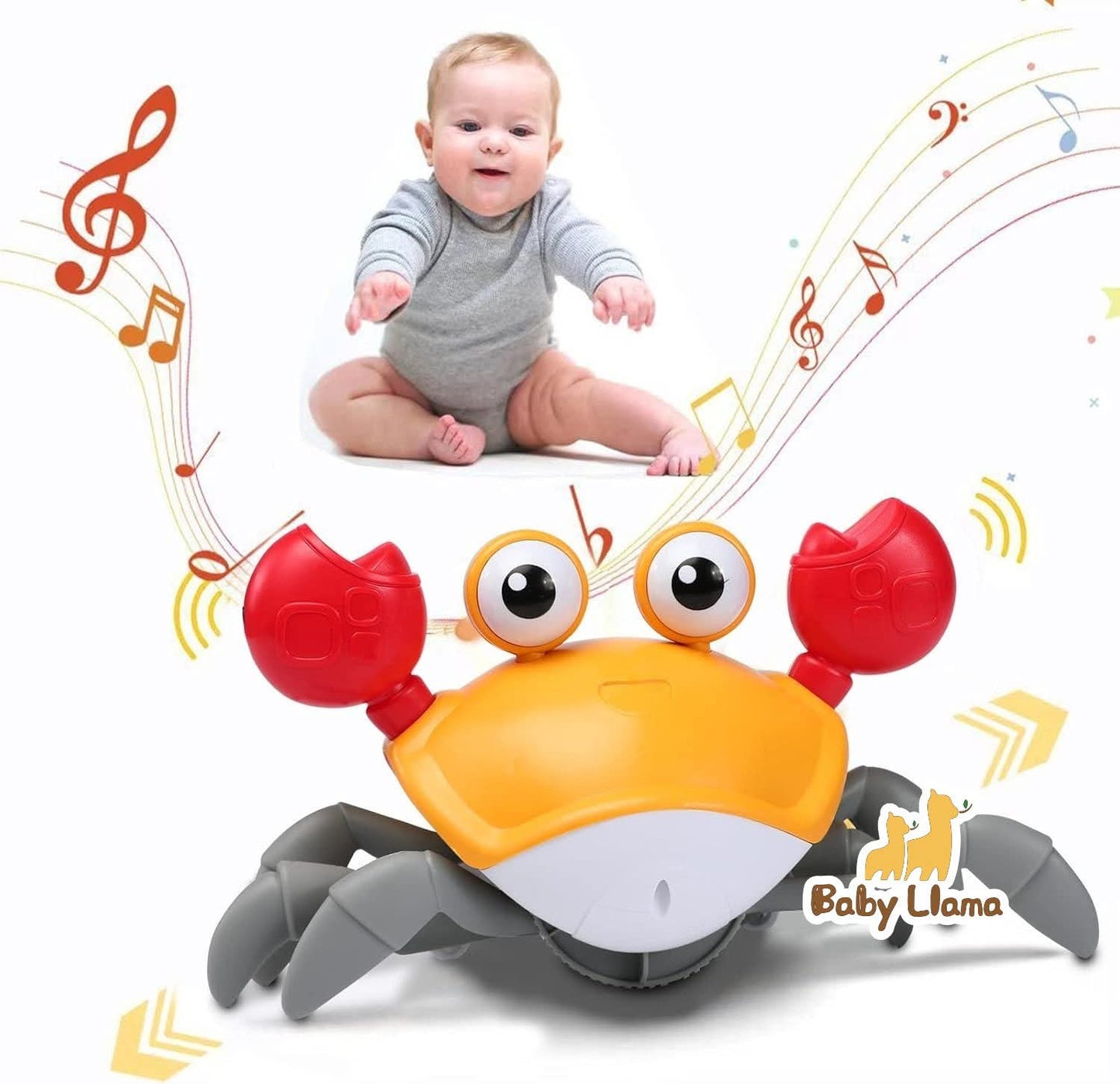 Happy Childhood Induction Electic Crab Toy