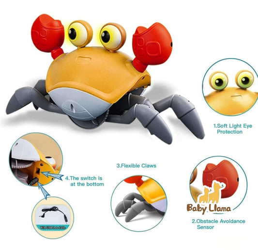 Happy Childhood Induction Electic Crab Toy
