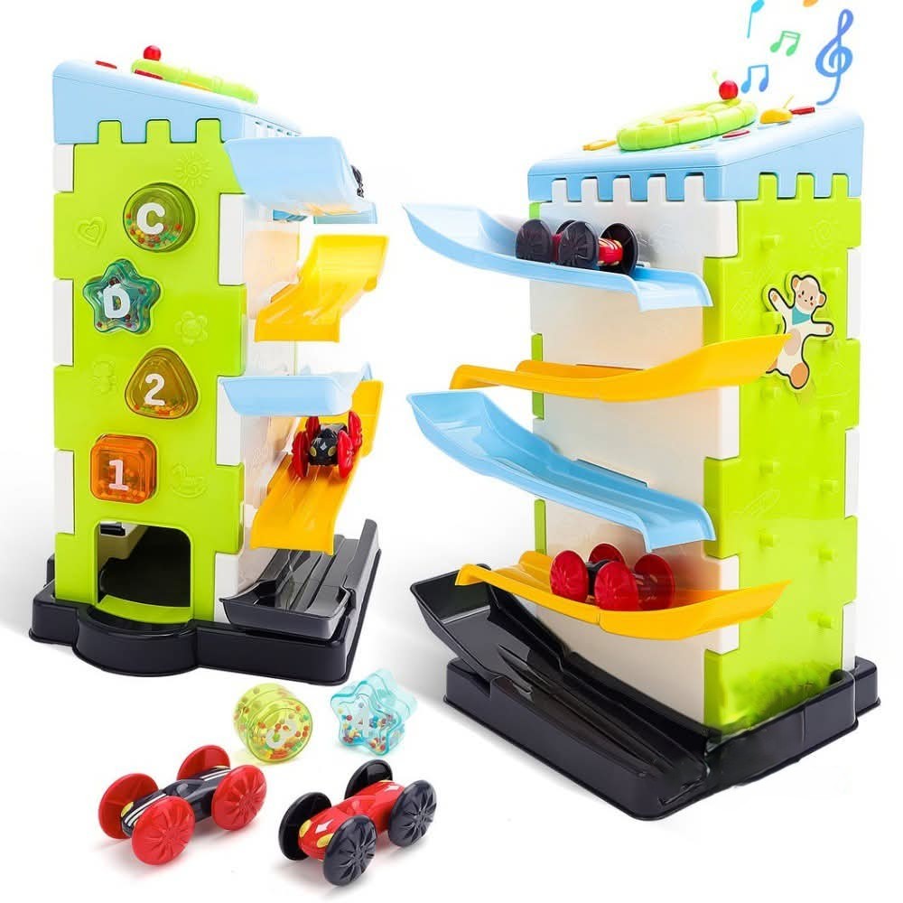 Youleen Multi-Play Racetrack Activity House Toy